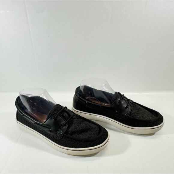 Bernie Mev mens shoes 39 Black Lace Up Comfort loafers - Picture 1 of 16